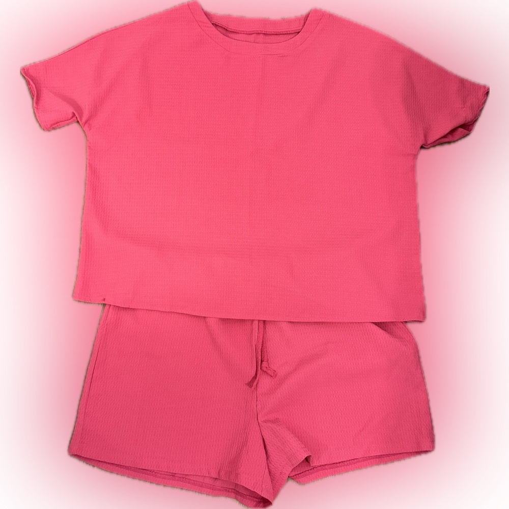 Women’s Pink Pajama Lounge Set